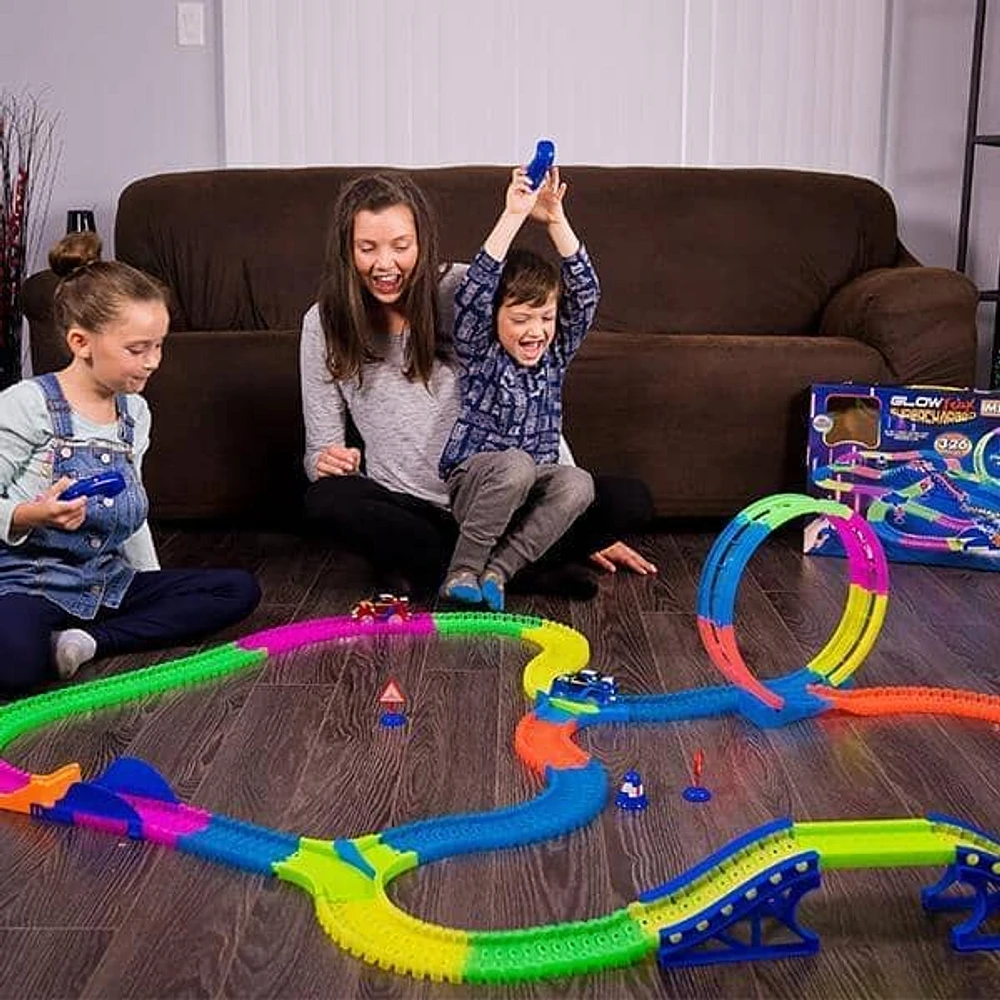 Glow Trax SuperCharged Mega Set | 326 pieces