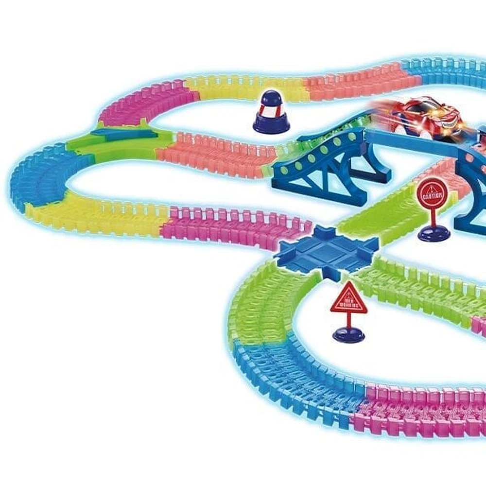 Glow Trax SuperCharged Mega Set | 326 pieces