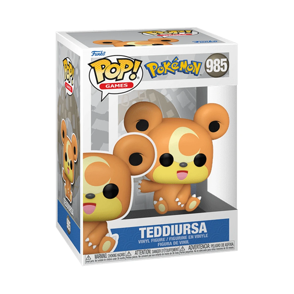 Funko Pop! Games: Pokémon - Teddiursa Vinyl Figure