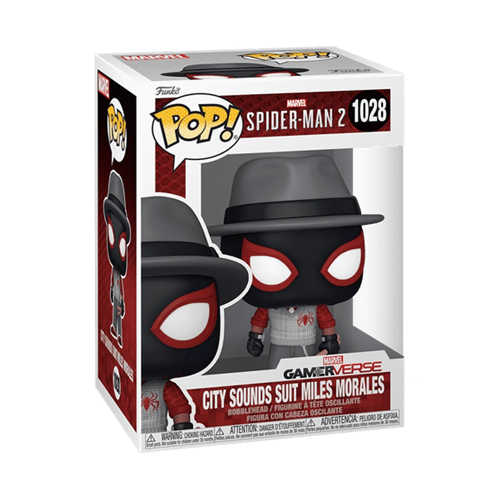 Funko Pop! Marvel: Spider-Man 2 - City Sounds Suit Miles Morales