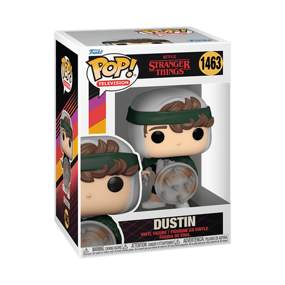 Funko Pop! TV: Stranger Things - Dustin with Shield Figure