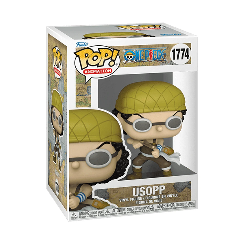 Funko Pop! Anime: One Piece - Usopp with Rubber Band Figure