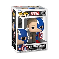 Funko Pop! Marvel: Split - Captain America/Steve Rogers Figure