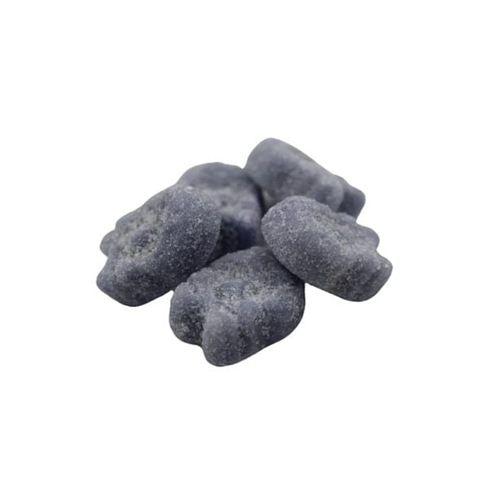 BUBS Godis: Cool Blueberry Sour Skulls Foam Candy (90g)