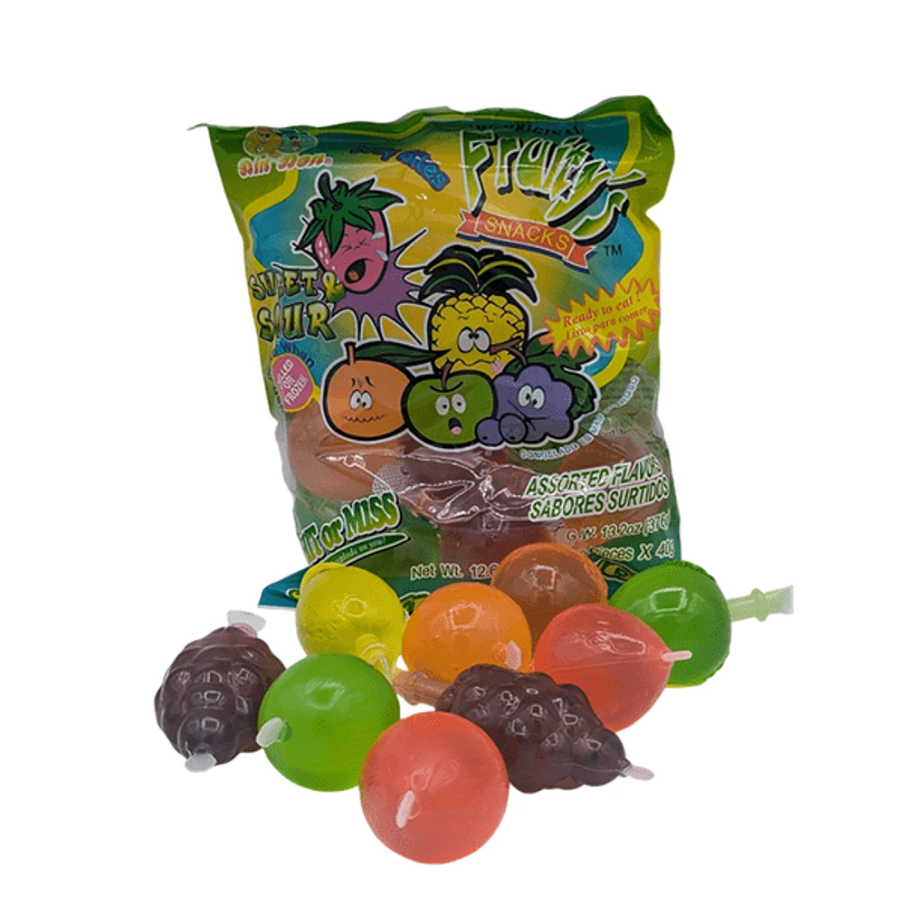 Fruity's Snacks: Sweet and Sour Jelly Flavor Assorted (9pcs)