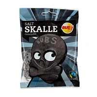 BUBS Godis: Salty Skalle Liquorice Skulls Candy (90g) Made in Sweden