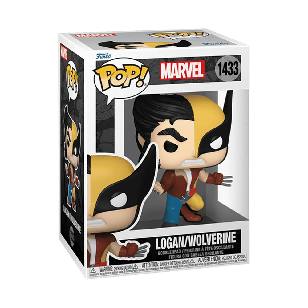 Funko Pop! Marvel: Split - Wolverine/ Logan Figure