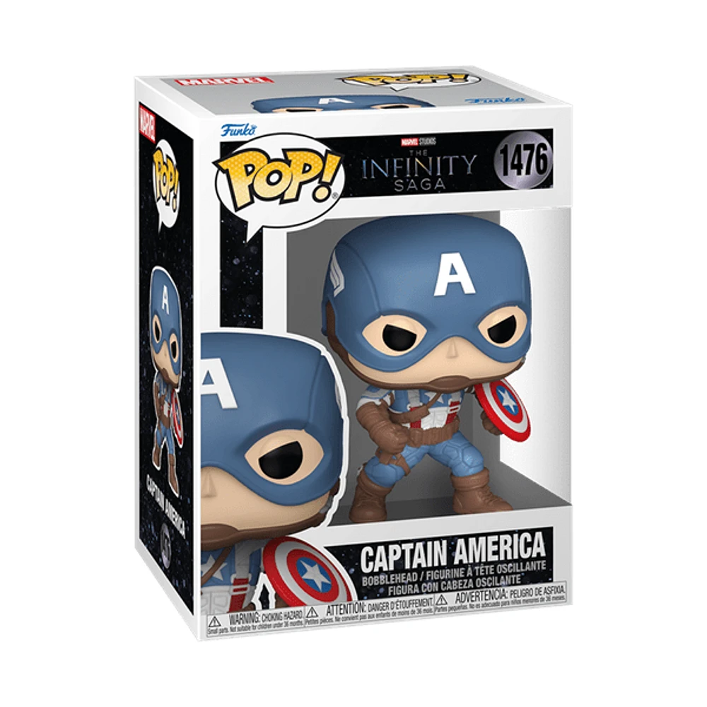 Funko Pop! Marvel: Infinity Saga - Captain America with Helmet (The First Avenger)