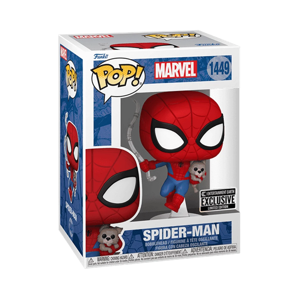 Funko Pop! Marvel: Spider-Man with Sandwich The Dog Figure