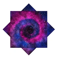 StarFlicks Space Designs Spinning Star Multi Color