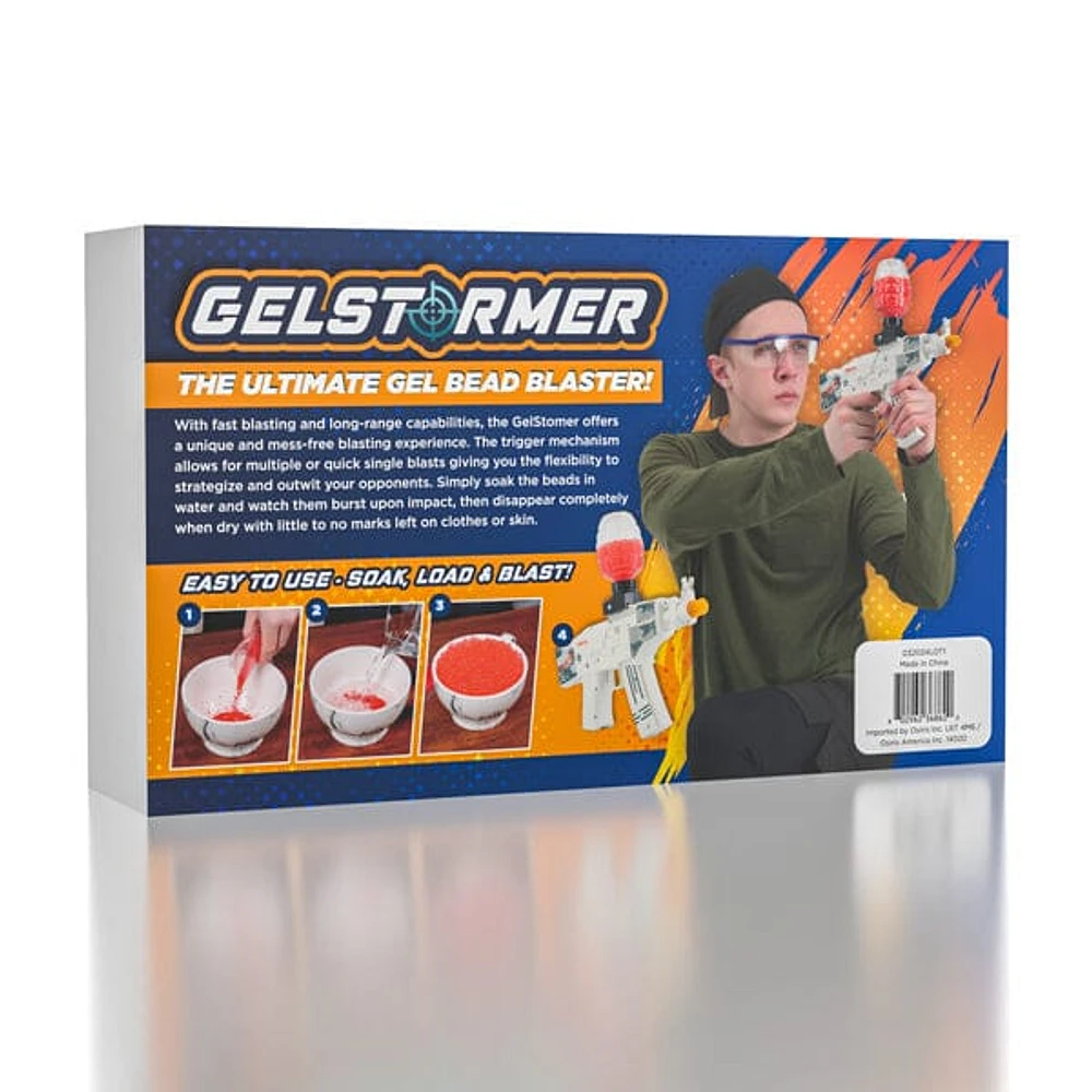 GelStormer: Electric Gel Splatter Launcher