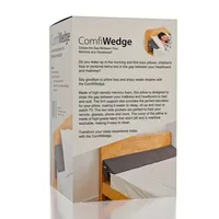 ComfiWedge | Headboard Gap Filler Pillow | Includes 2 Pockets!