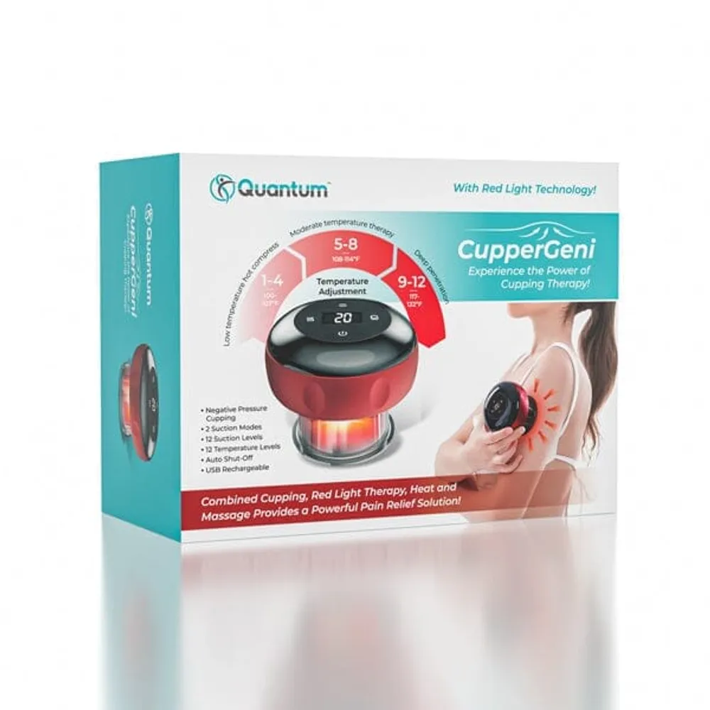 Quantum™ CupperGeni | Red Light Cupping Massage Device