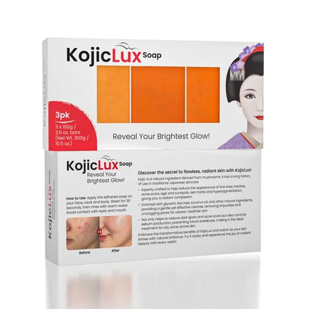 Kojic Acid Soap Bars (3pk)