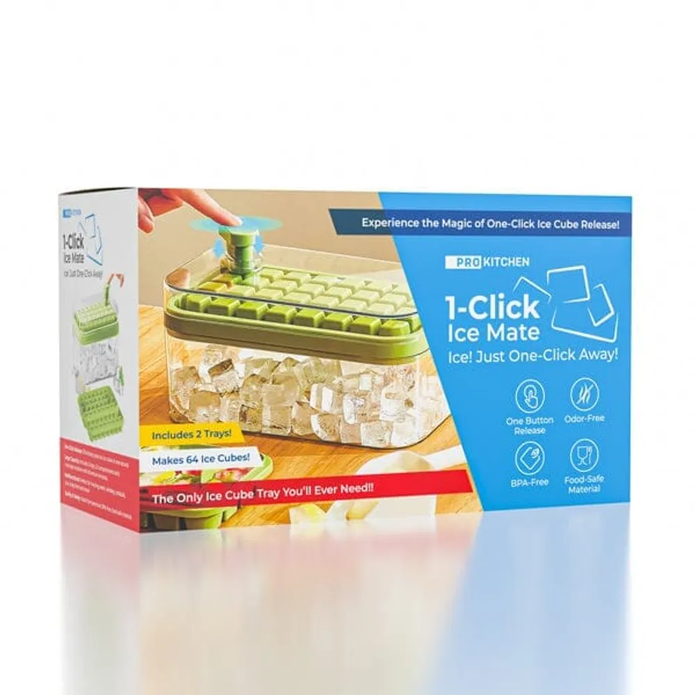 ProKitchen 1-Click Ice Mate: Ice Cube Mold Tray