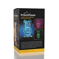 PrismPaws 3D Firework Twinkle Teddy Bear Color-Changing LED Lamp