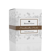 Hidden Gems Marshmallow Mocha Novelty Candle (1 Ring Inside)