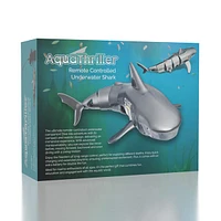 AquaThriller Submersible RC Animatronic Swimming Shark Water Toy (Includes Spare Battery)