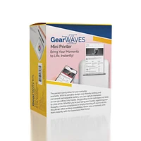 GearWaves: Mini Portable Inkless Thermal Printer For Phone Photos