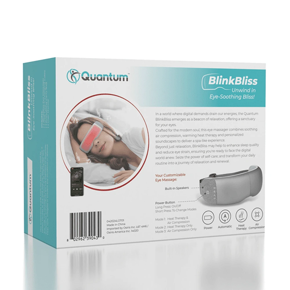 Quantum BlinkBliss: Folding Eye Massager