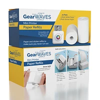 GearWaves: Mini Printer Paper Refills 10PK