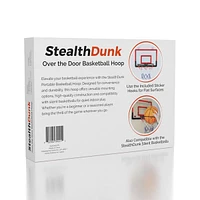 StealthDunk Silent Basketball Indoor Hoop with Clear Backboard