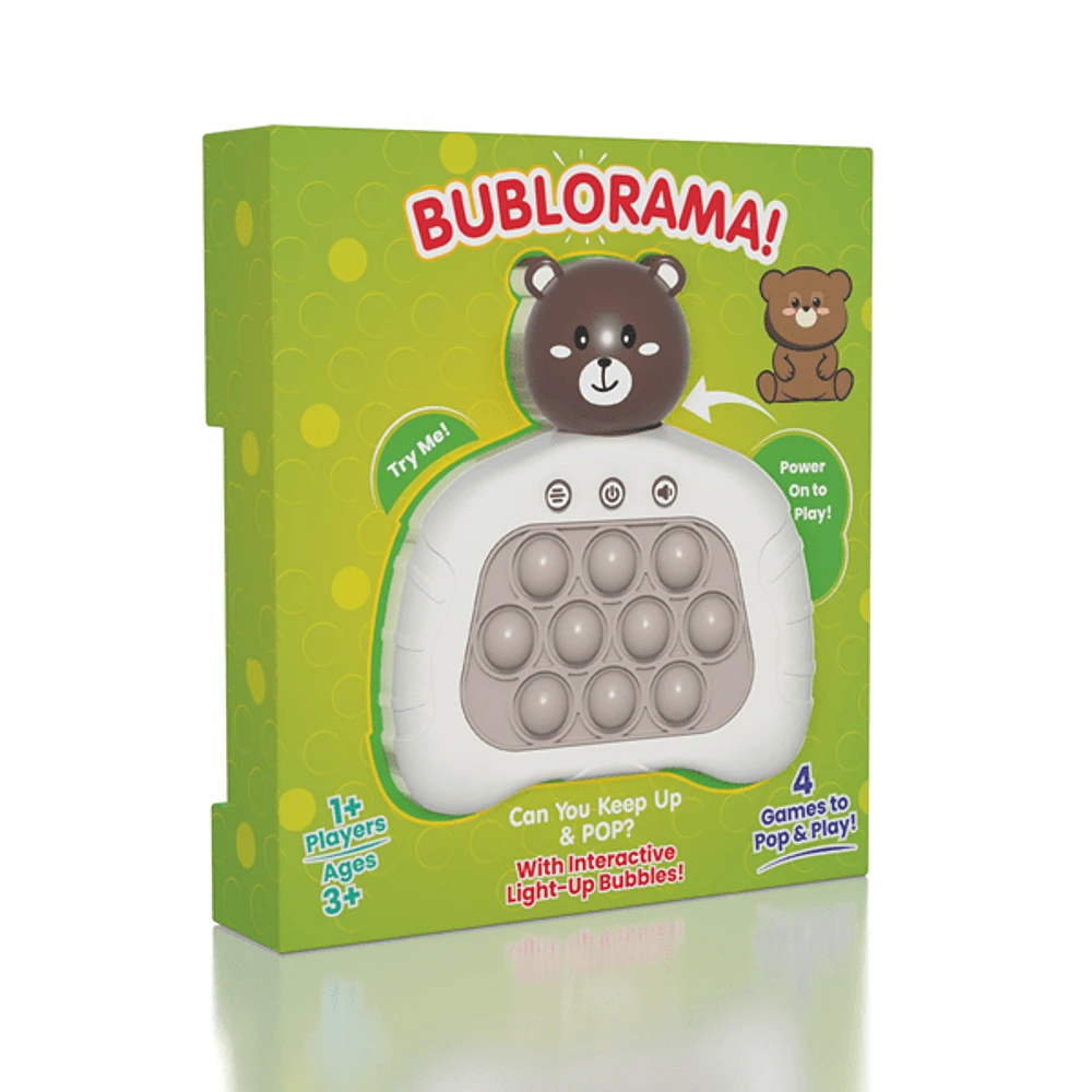 Bublorama! Electronic Bubble Popping Fidget Game - New Characters