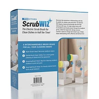 ProKitchen ScrubWIZ Electric Multi-Functional Scrub Brush