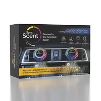 SyncScent LED Music Syncing Car Accessory Novelty Air Freshener Gadget