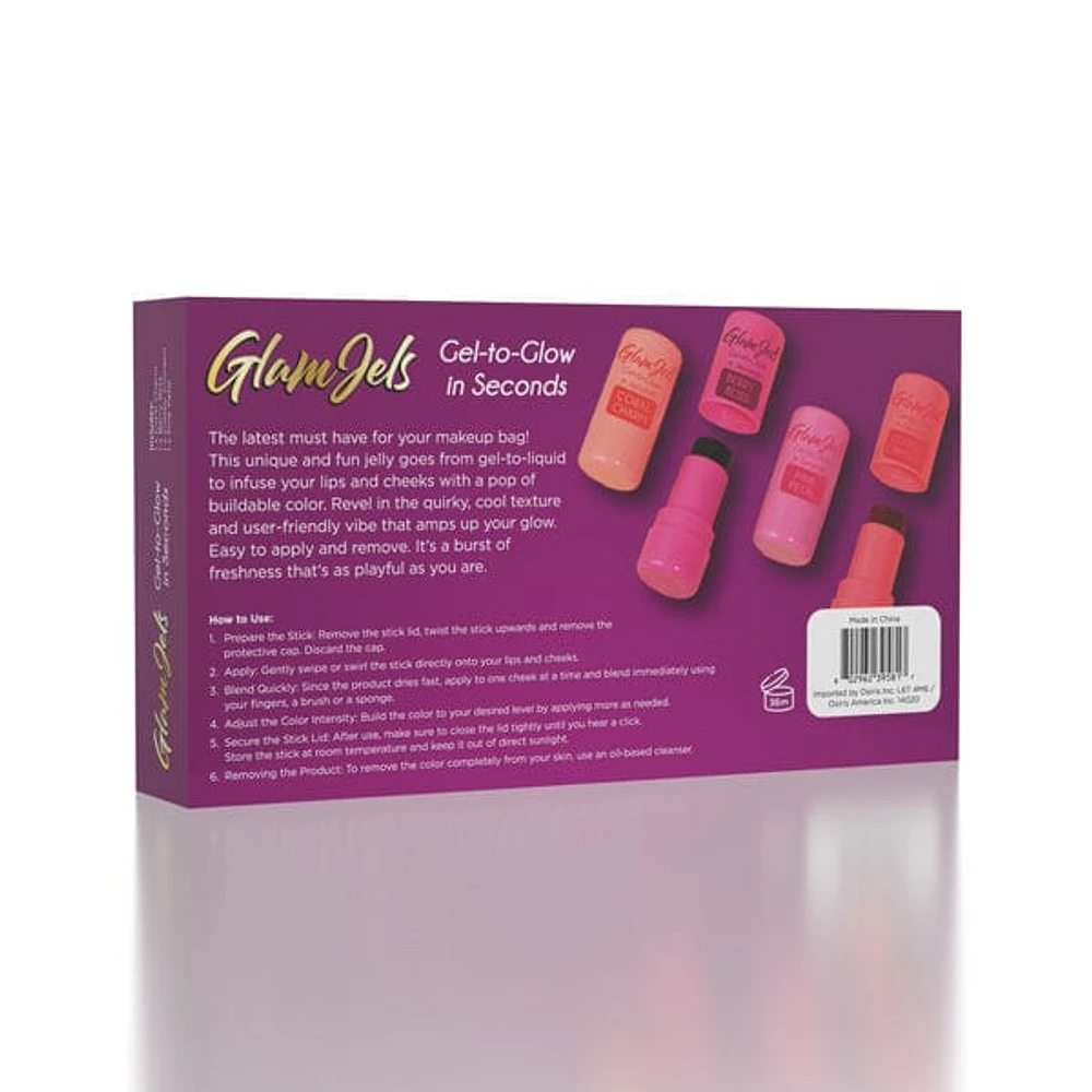 GlamJels Jelly Tint Blush Sticks (4pk)