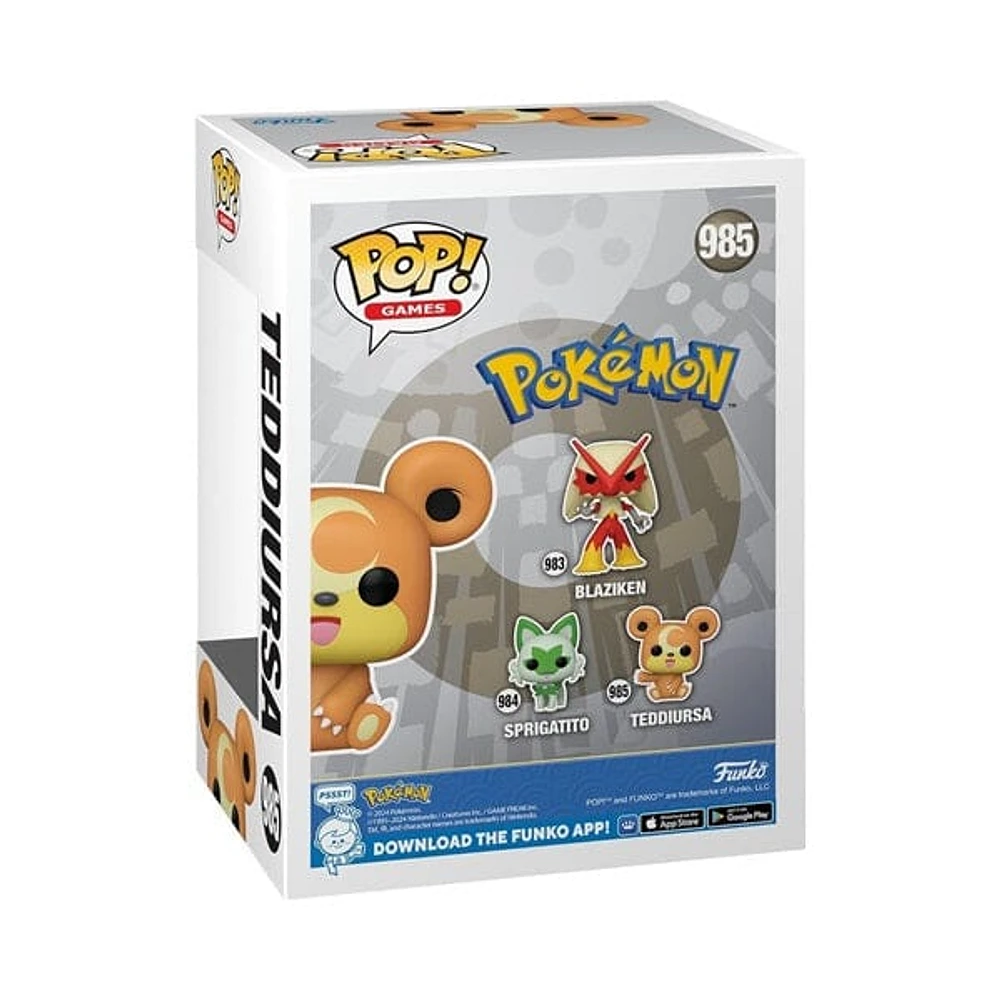 Funko Pop! Games: Pokémon - Teddiursa Vinyl Figure