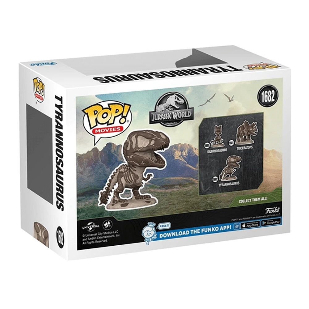 Funko Pop! Movies: Jurassic Park Fossil - Tyrannosaurus Figure