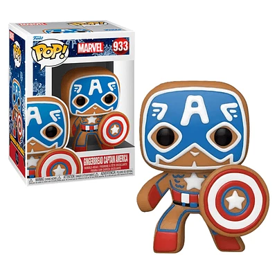 Funko Pop! Marvel: Holiday - Gingerbread Captain America