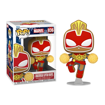 Funko Pop! Marvel: Holiday - Captain Marvel Gingerbread