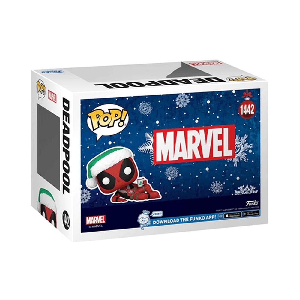 Funko Pop! Marvel: Holiday - Deadpool with Hot Cocoa Figure