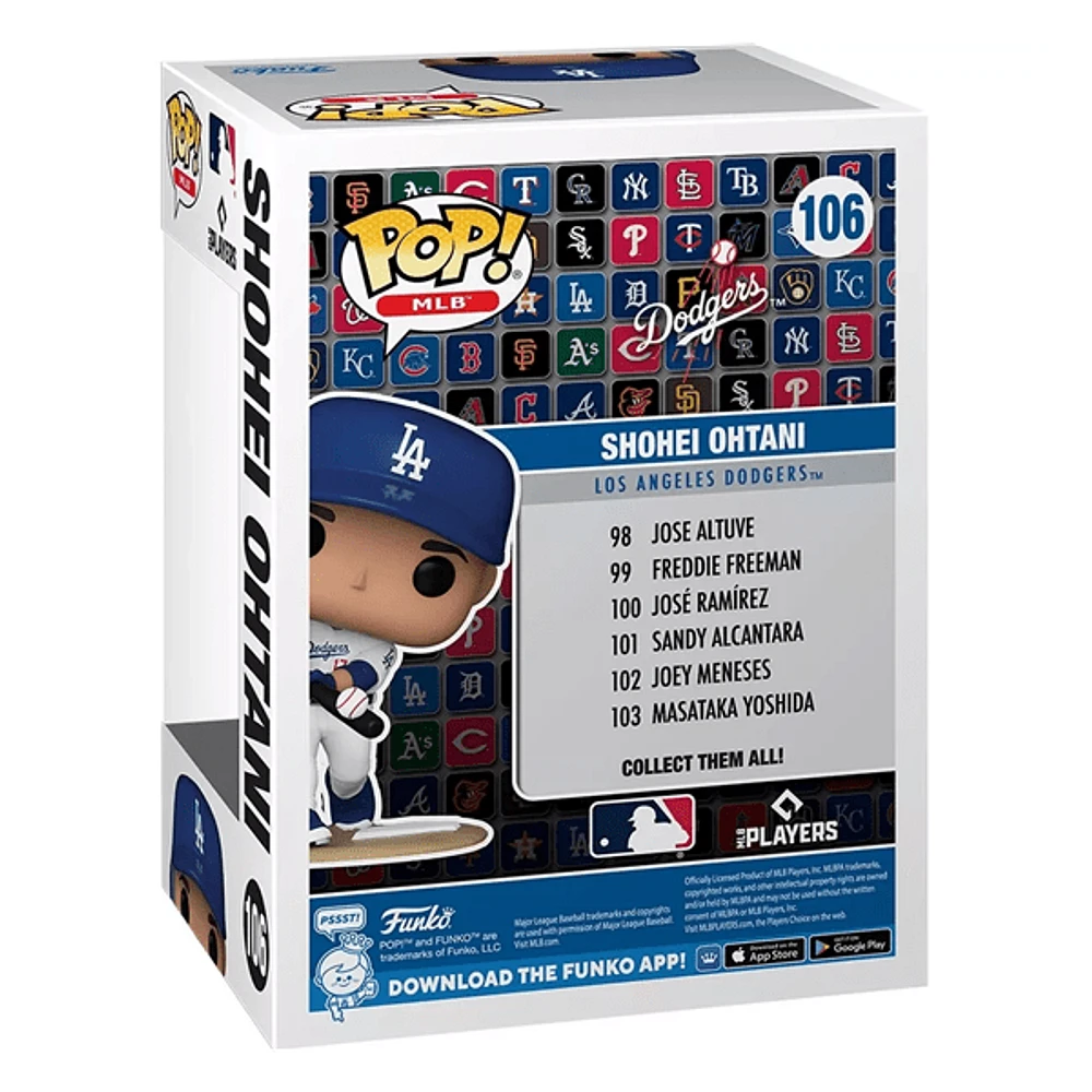 Funko Pop! MLB: LA Dodgers - Shohei Ohtani Home Jersey Figure