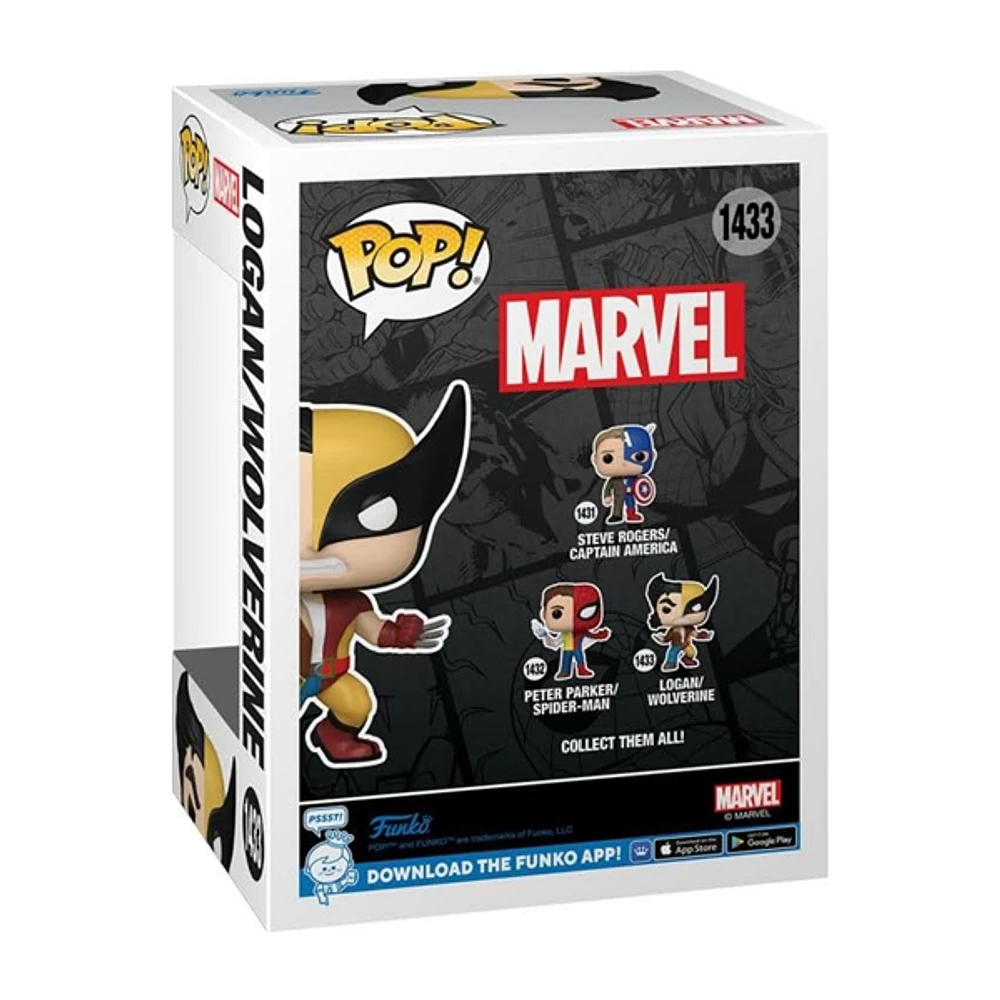 Funko Pop! Marvel: Split - Wolverine/ Logan Figure