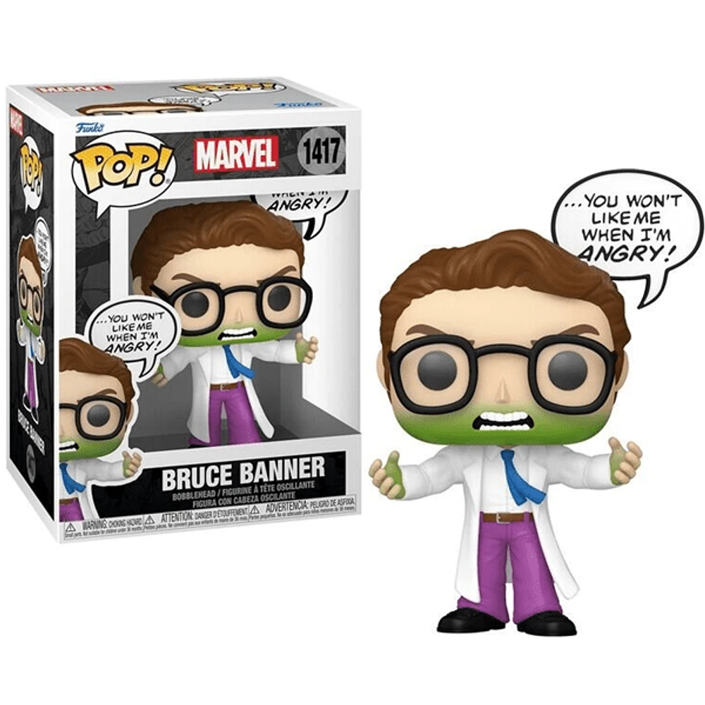 Funko Pop! Marvel: Bruce Banner (Don't Make Me Angry)