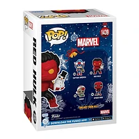 Funko Pop! Marvel: Holiday - Red Hulk with Snowman Figure