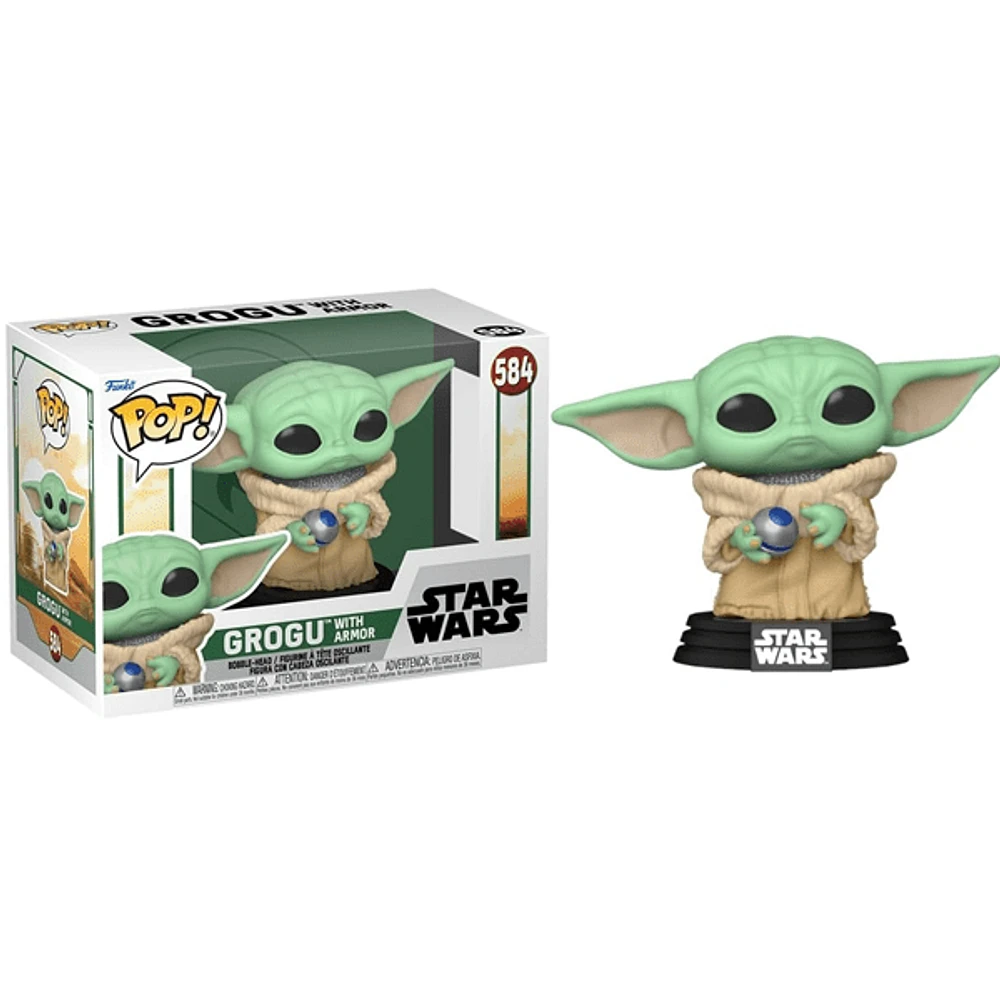 Funko Pop! Star Wars: Grogu with Armor - The Book of Boba Fett