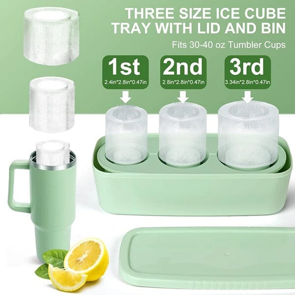 HydriEase Cup Ice Mold: Sip Effortlessly with Perfect Center Hole