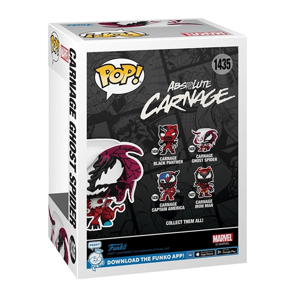 Funko Pop! Marvel: Carnageized - Ghost Spider Vinyl Figure