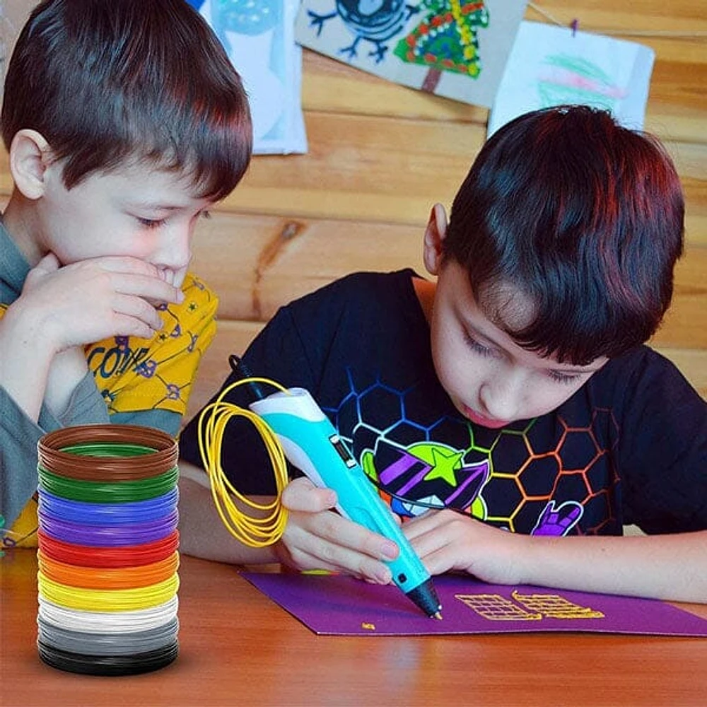 DeluxeDoodle3D Pen Filament Refills (10 Colors)