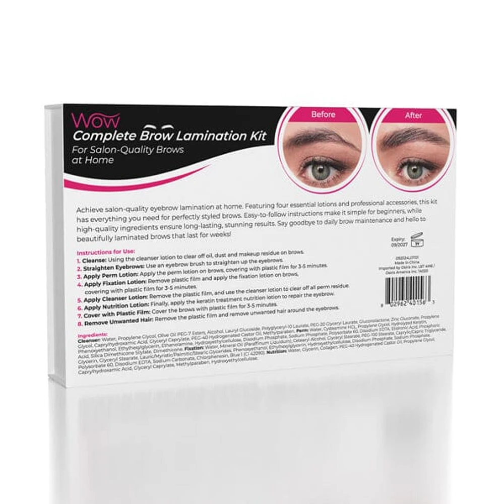 WOW Complete Eyebrow Lamination Kit (20pc)