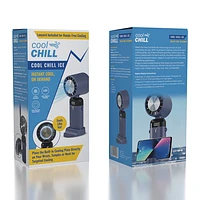 Cool Chill Fan with Ice Plate Blue