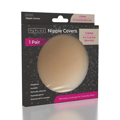 Peplos Non-Adhesive Silicone Nipple Covers (Multiple Colors & Sizes)