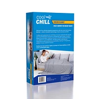 Cool Chill Cooling Lightweight Breathable Blanket Grey - Large