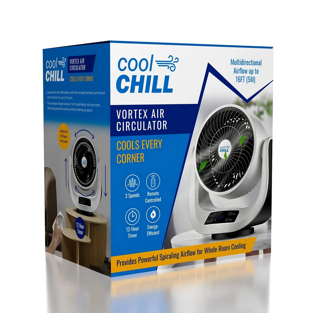 Cool Chill Vortex Air Circulation Fan