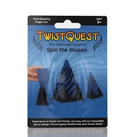 Twist Quest: 3D Printed Fidget Spiral Cone Toy ( & Black