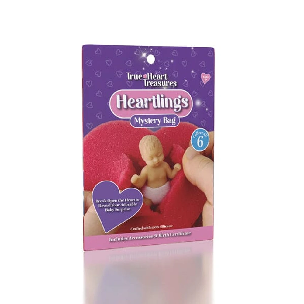 True Heart Treasures Reborn Mini Silicone Baby Mystery Capsule (Complete With Accessories)